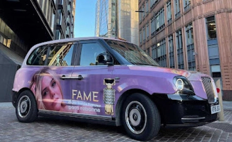 Branding and awareness campaign with Paco Rabanne, promoting the “Fame” fragrance.